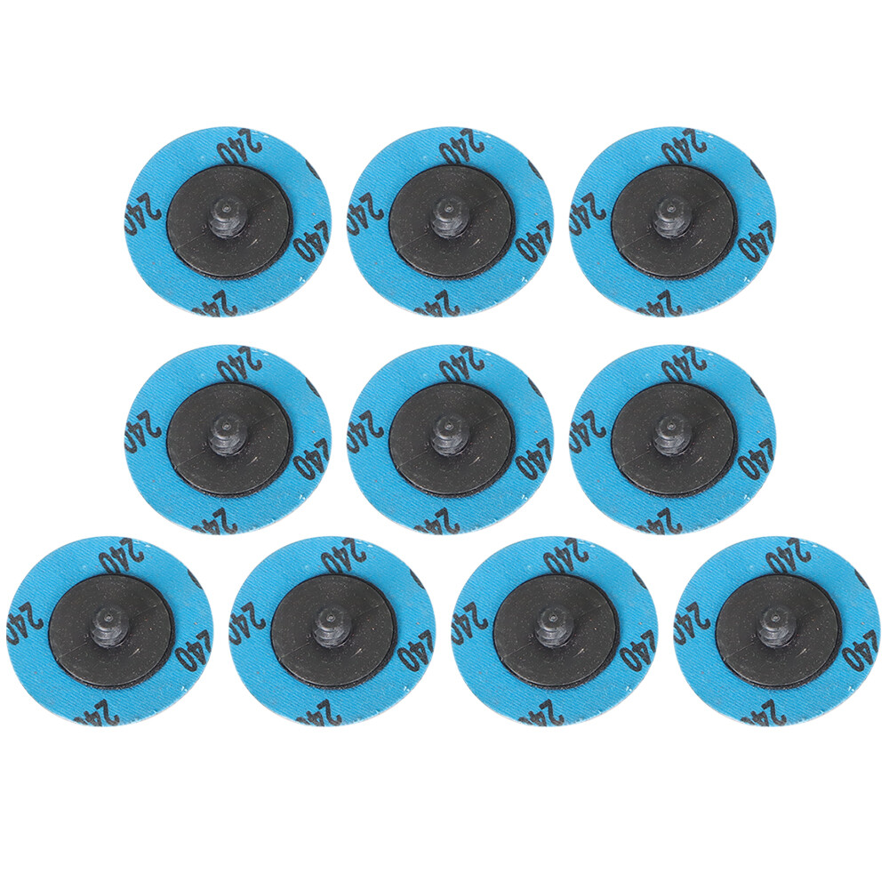 51 Pack 2 Inch 36 60 80 120 240 Grit Roll Lock Die Grinder Change Sanding Discs