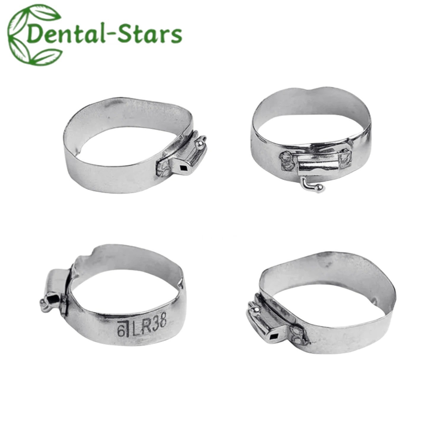 80 Pcs Dental Orthodontic Buccal Tube 1st Molar With Bands Roth/MBT 022″ 16#-35#