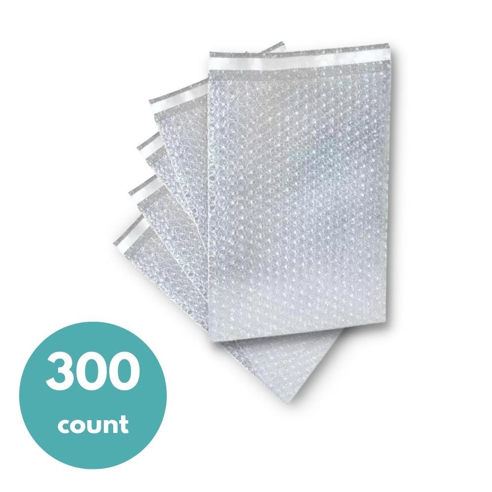 Bubble Out Bags Protective Wrap Pouches 15″ x 17.5″ Self Seal Mailers 300 PCS