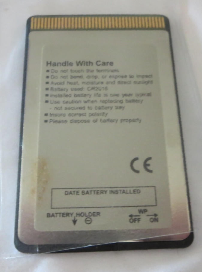 Agilent Branded HP Keysight 85700A 32K BYTE RAM Memory Card