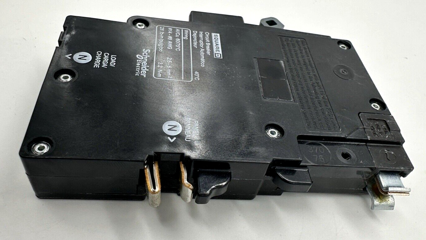 NEW Square D QO120PAFGF/QO120PDF 20 Amp Single Pole Dual Function Breaker