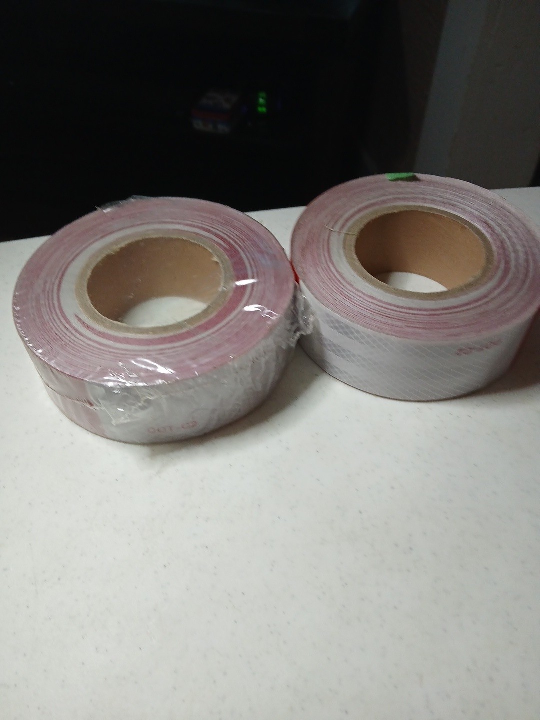 2 Rolls DOT-C2 certified reflective conspicuity tape, 1 New ,1 Used