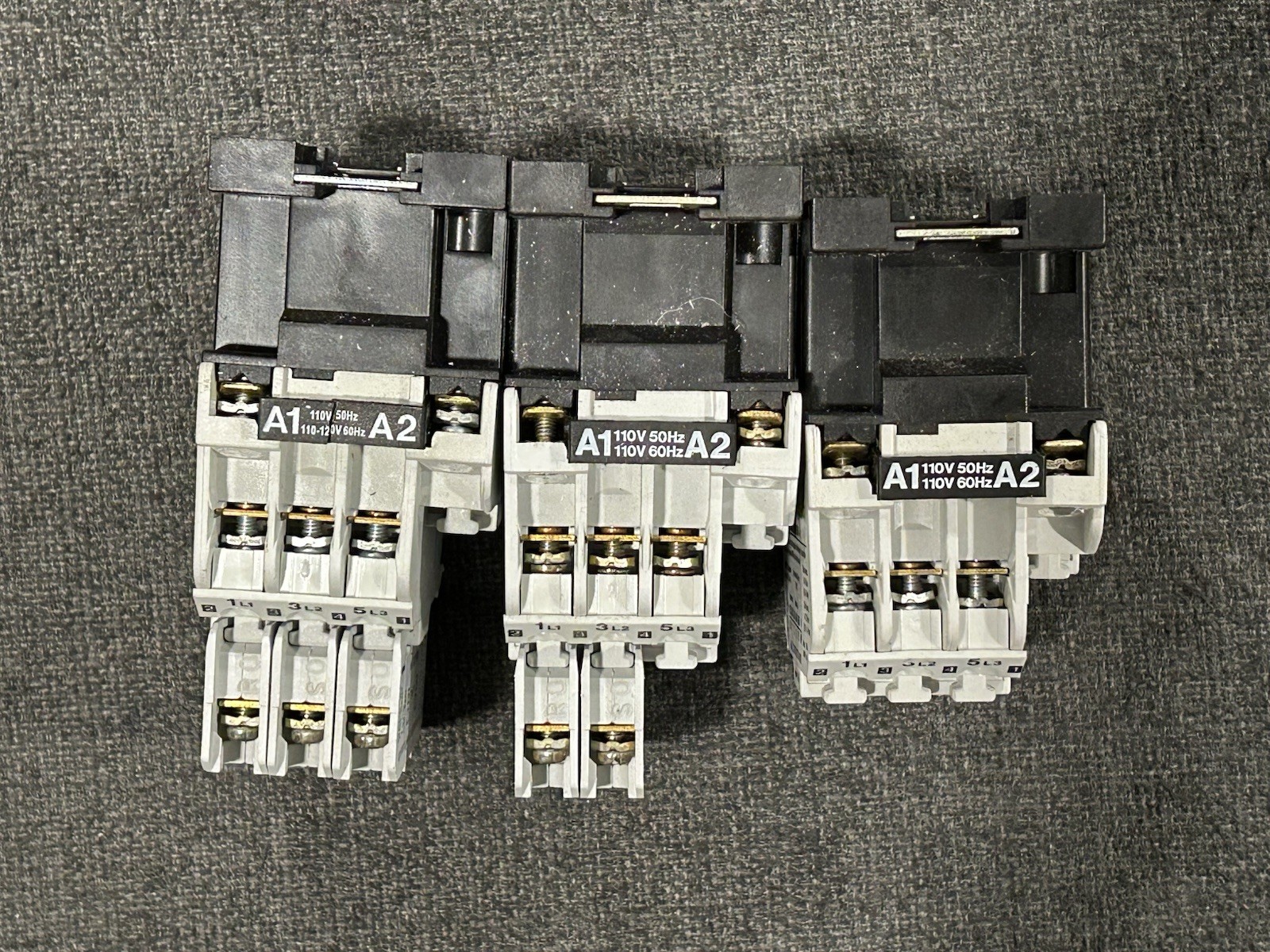 Lot Of 3 PCS DANFOSS (2) CI 16 And (1) CI 9 MAGNETIC CONTACTORS Comes As Shown