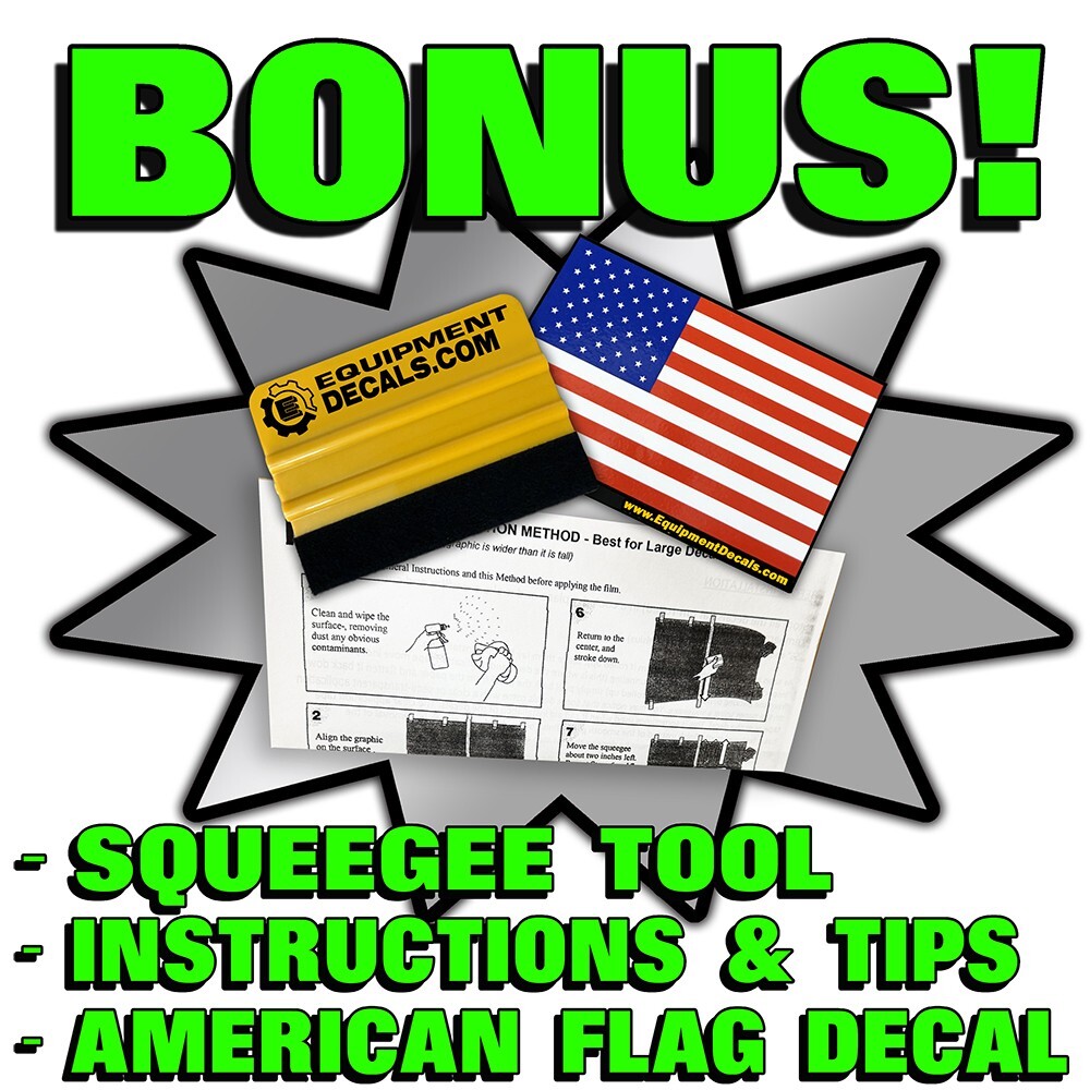 Fits Bobcat T590 Compact Track Loader Decal Kit Skid Steer (Straight Stripes)