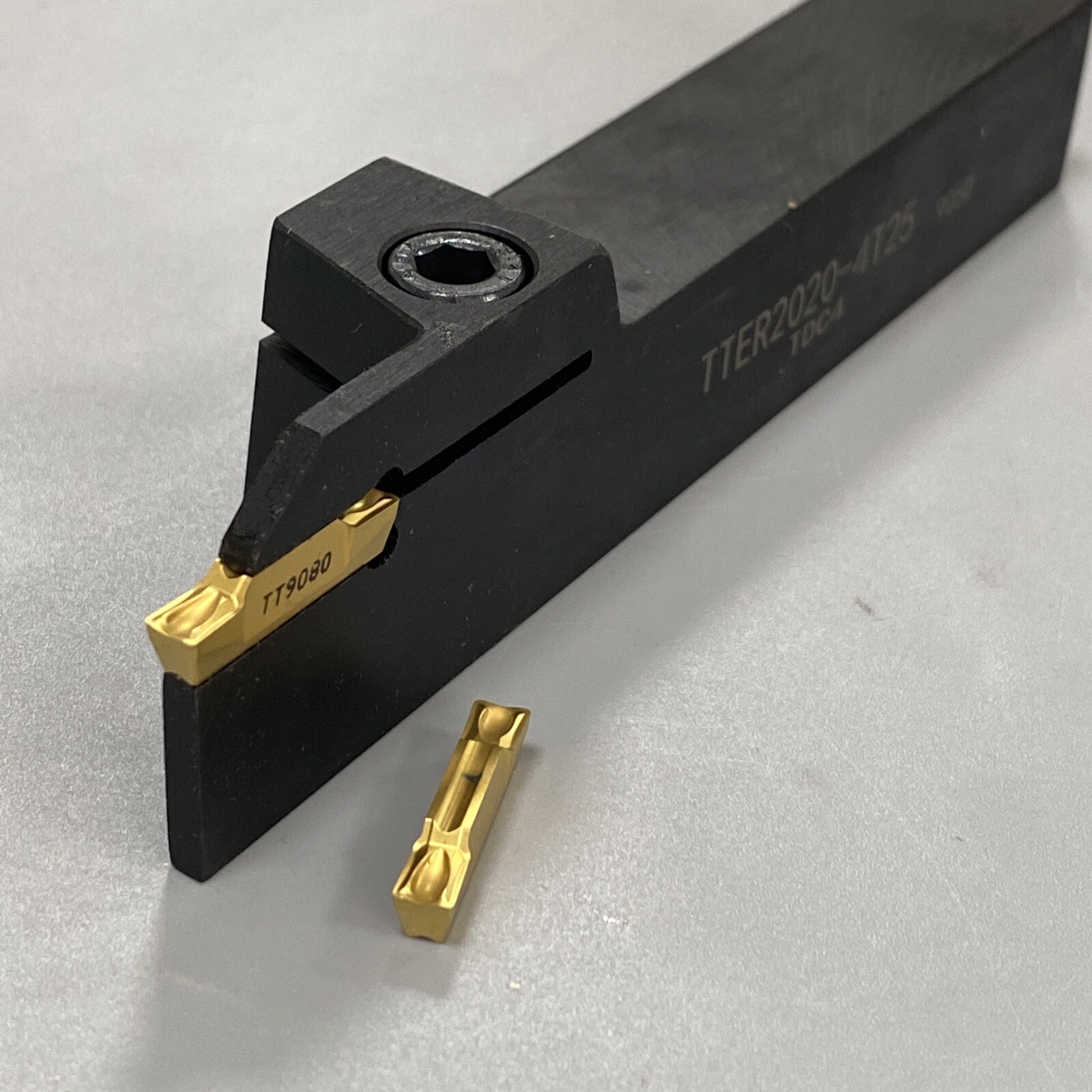 3/4 TTER2020-4 Grooving Tool Holder Cutter Holder with TDXU4-0.4E ZM9080 Inserts