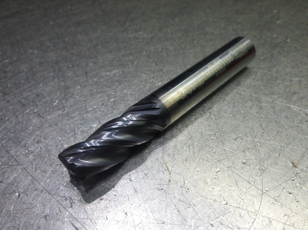 YG-1 3/8″ 4 Flute Carbide CR Endmill 3/8″ Shank .030″ R EM99923155 (LOC3535)