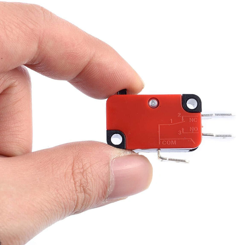 10-100PCS V-15-1C25 Micro Limit Switch SPDT Momentary Snap Button AC 250V 15A