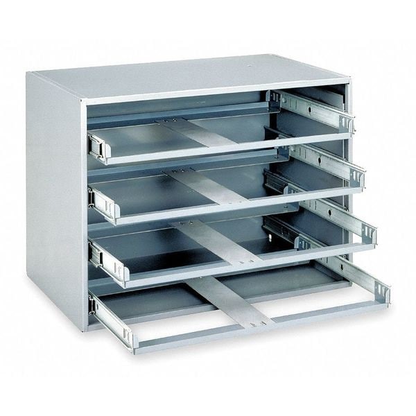 Durham Mfg 303-95 Sliding Drawer Cabinet Frame W/ 4 Drawers, 20 In W X 15 3/4