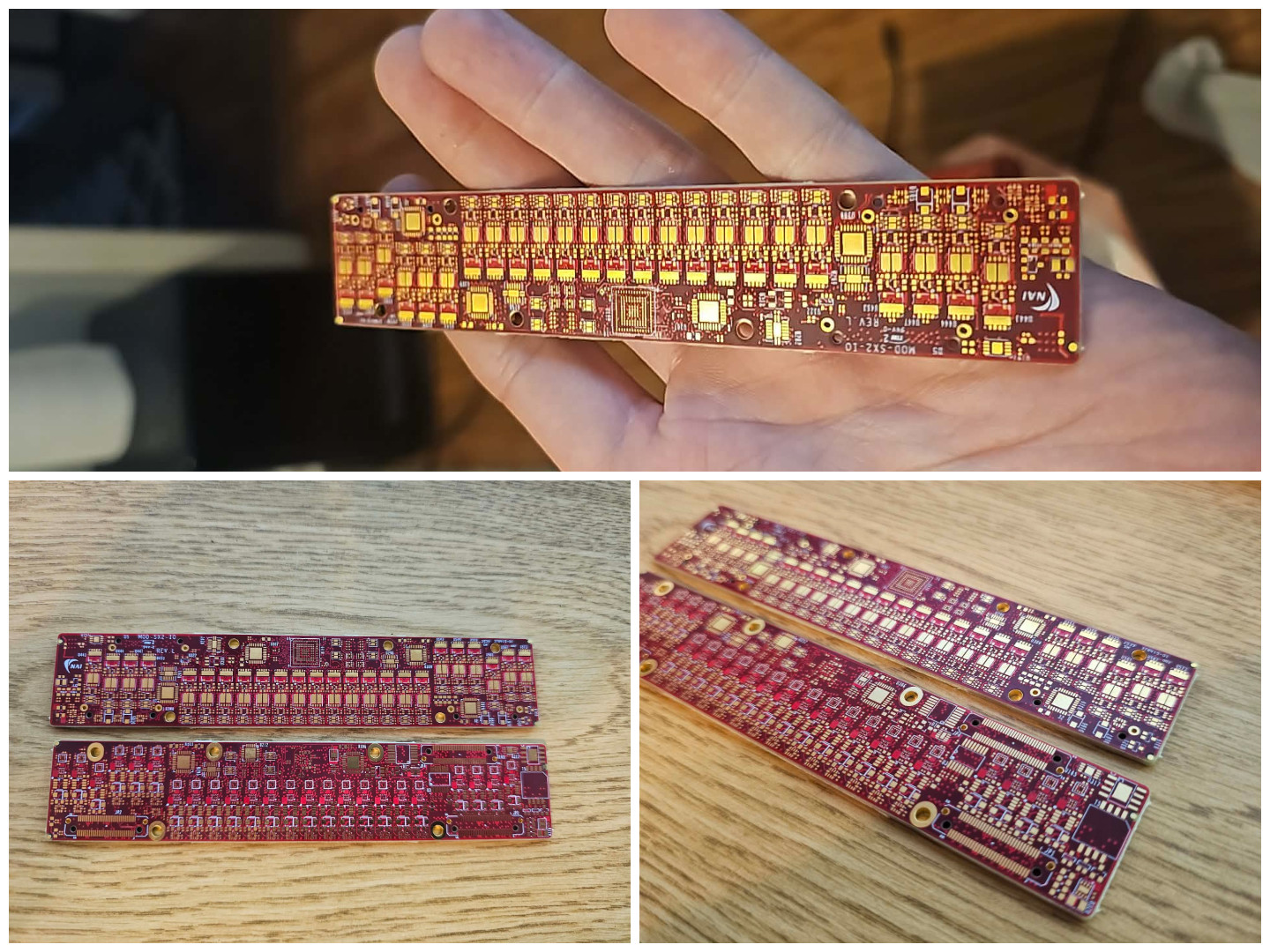 1x Cool Prototype Bare PCBs I/O Daughterboards Gold ENIG Engineering Sample #1