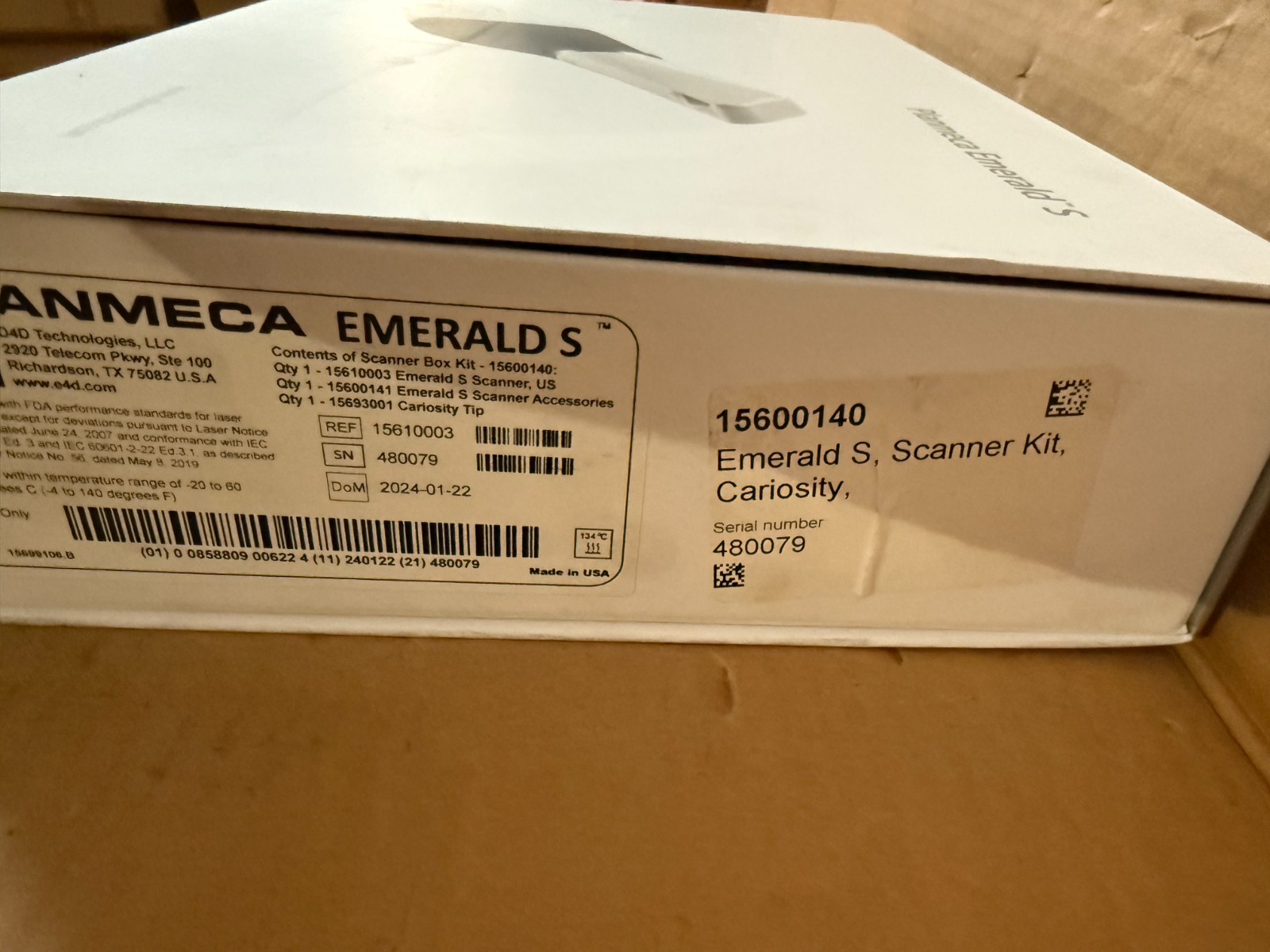 Planmeca Emerald S Dental Intraoral Scanner Kit Cariosity New