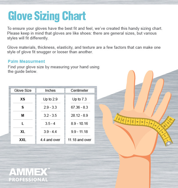 AMMEX Black Nitrile Disposable Exam/Medical Gloves 3 Mil, Latex-Free, Box of 100