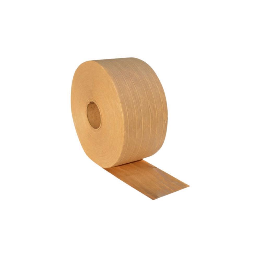 8 Rls Super Seal Kraft Tape 70mm x 375 Ft Water Activated Gummed Tape 5.5 Mil