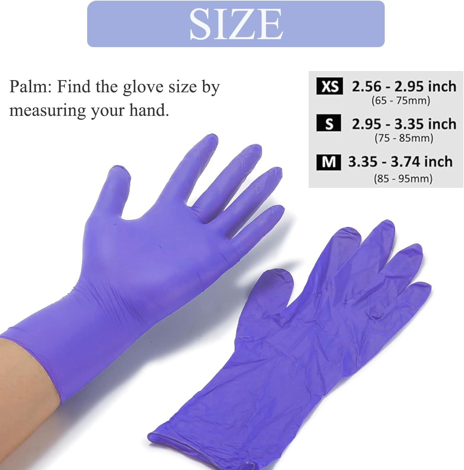 Disposable Nitrile Gloves, Kid Nitrile Glove, Latex Free Glove, Small/XSmall Glo