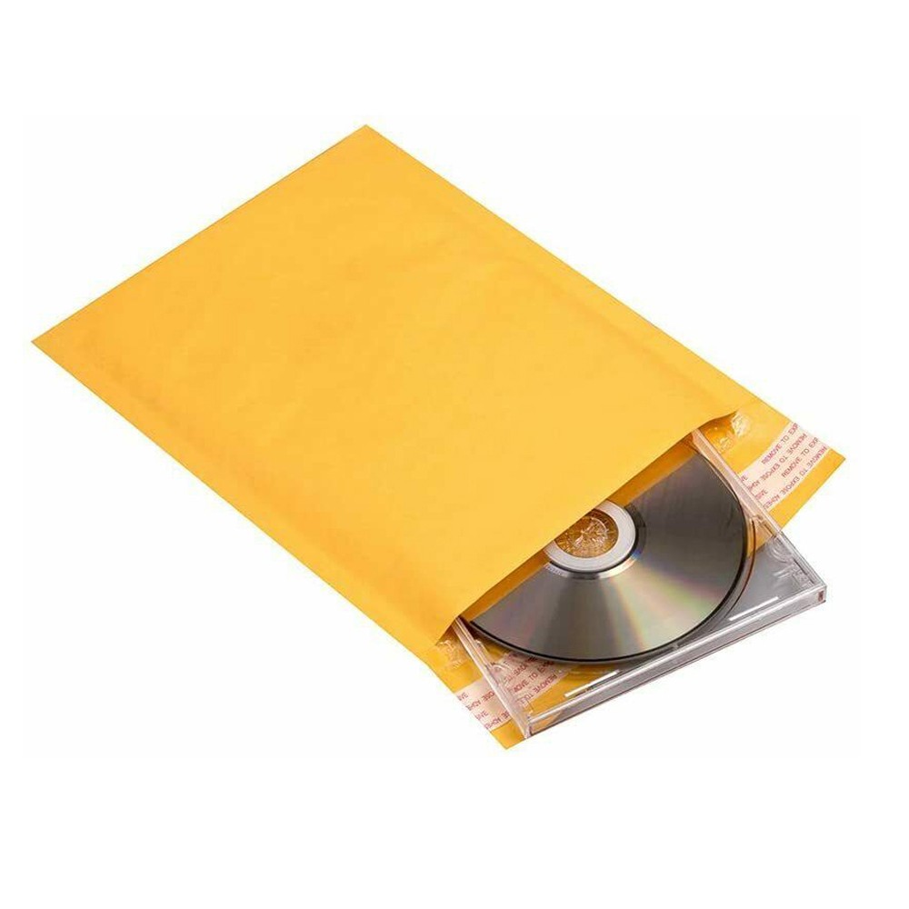 25/50/100/200/500 Kraft Bubble Mailers Padded Envelope Shipping Bags All Size US