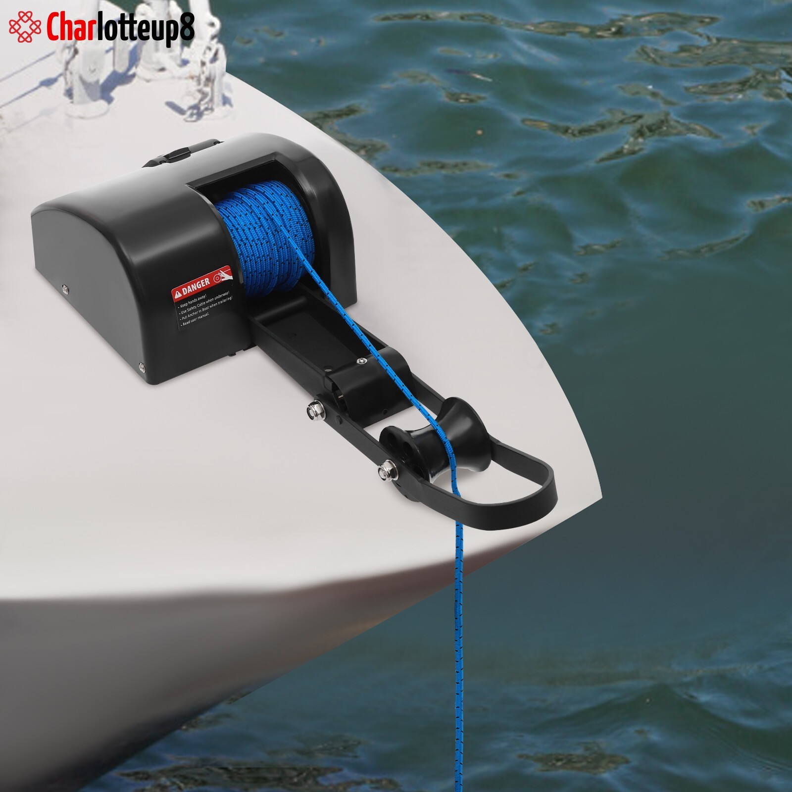 35lbs 12V Heavy Duty Boat Electric Anchor Winch with Wireless Remote Control