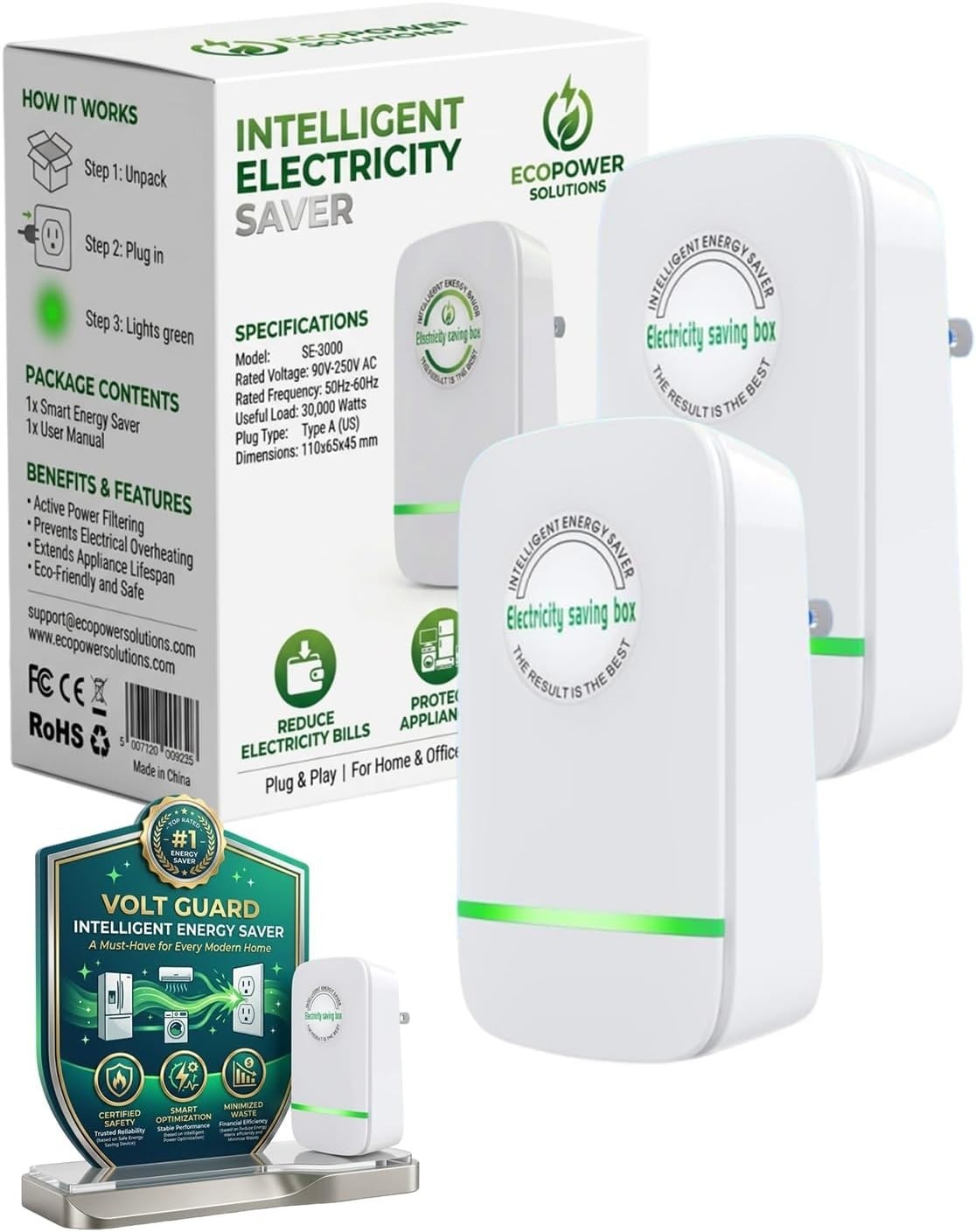 Electricity Saving Box Energy Power Savings Device to Reduce Electric Bill Po…