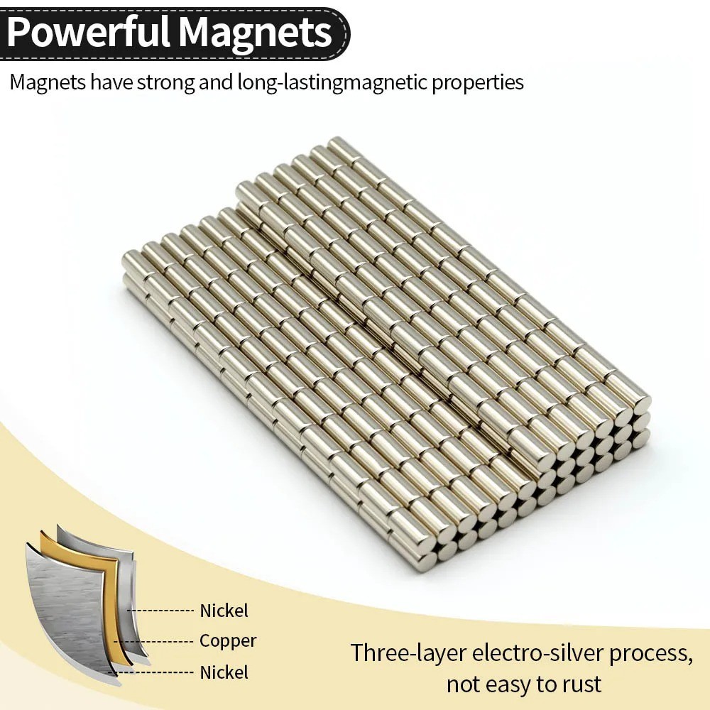 Super Strong N52 Rare Earth Round Neodymium Magnet Disc Thin Tiny Small Large