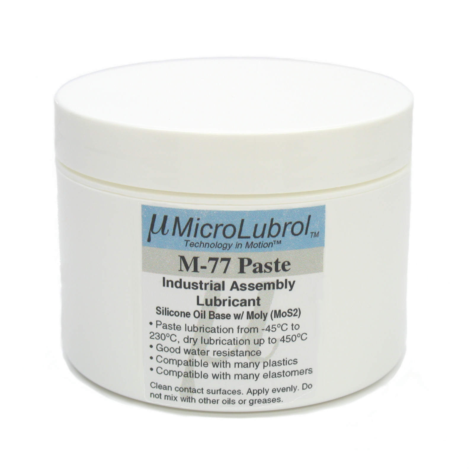MICROLUBROL M-77 LUBRICANT PASTE GREASE Silicone + Moly, 16 oz Compare to DC M77