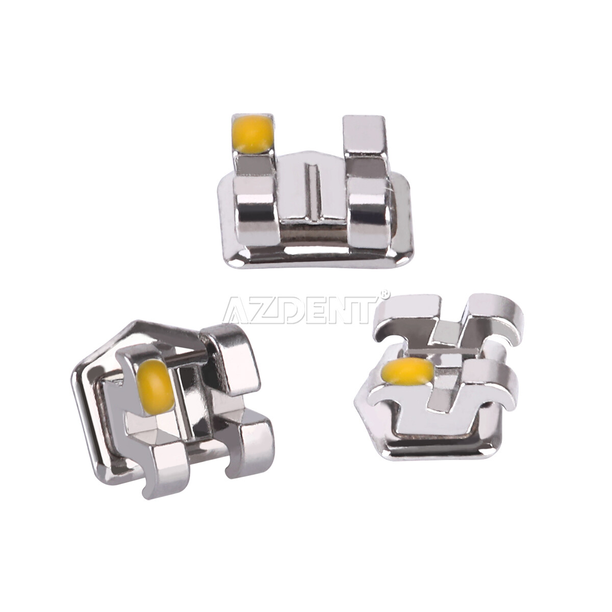 10 Packs Dental Orthodontic Metal Brackets Braces Roth.022 Hooks 3-4-5 AZDENT