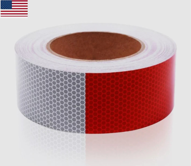 DOT-C2 Conspicuity Tape Car Truck Warning Reflective Reflector Stickers 2”x50’