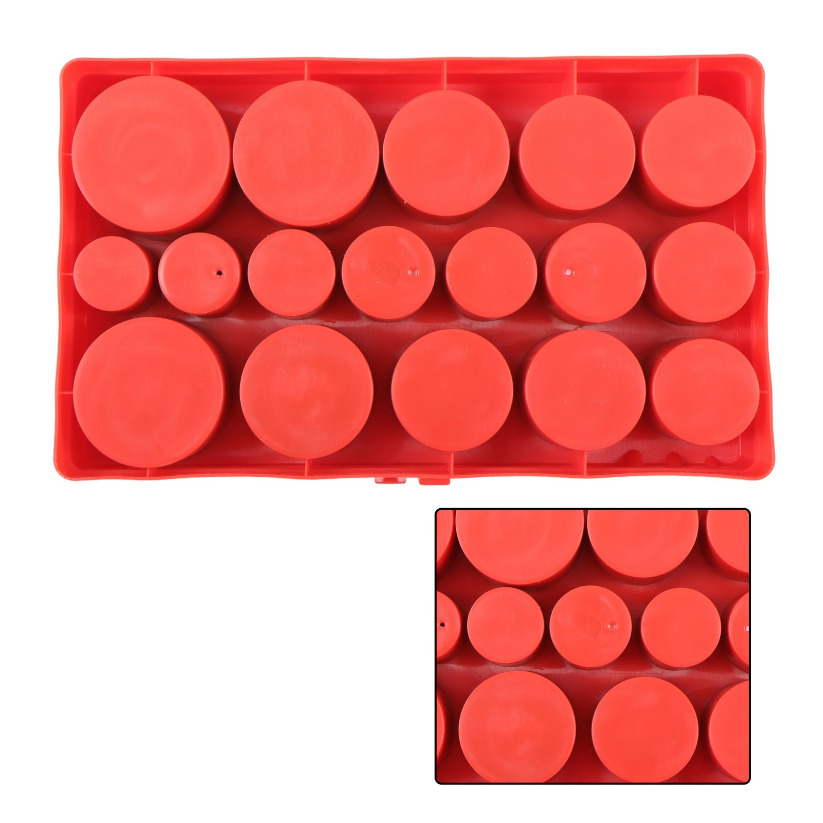 419 PCS Universal O Ring Assortment Set Metric Oil Proof Kit 32 Size O-Ring Case
