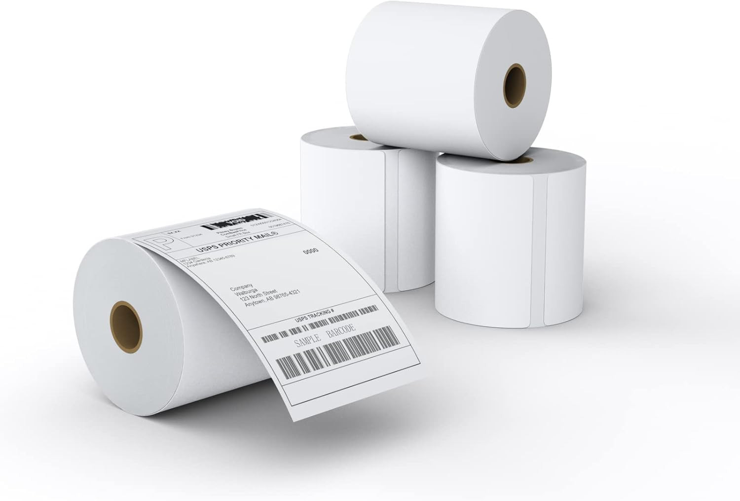 4X6 Direct Thermal Shipping Labels – 4 Rolls of 450 Labels/Roll, Compatible w…