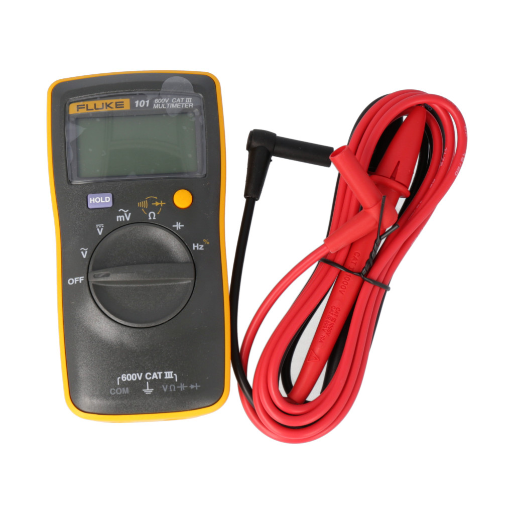 FLUKE 101 Basic Digital Multi-meter Portable Meter ACDC Volt Tester Industrial