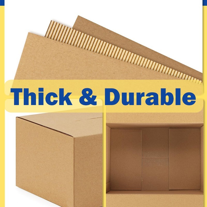 25-pack small shipping cardboard boxes (6x4x3.5 inches), suitable for mailing