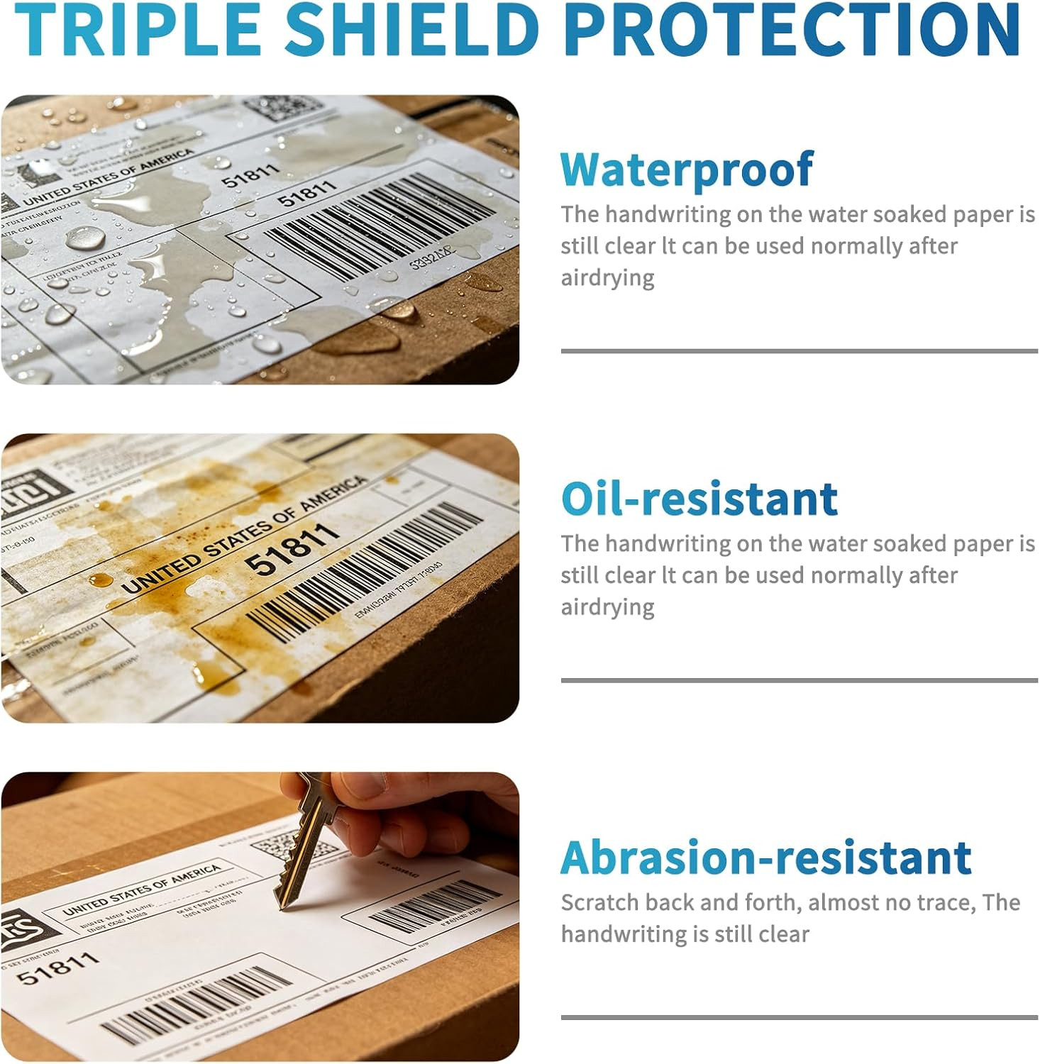 4×6 Thermal Fold Shipping Labels, Pack of 500, with Nelko, JADENS, ASprink, P…