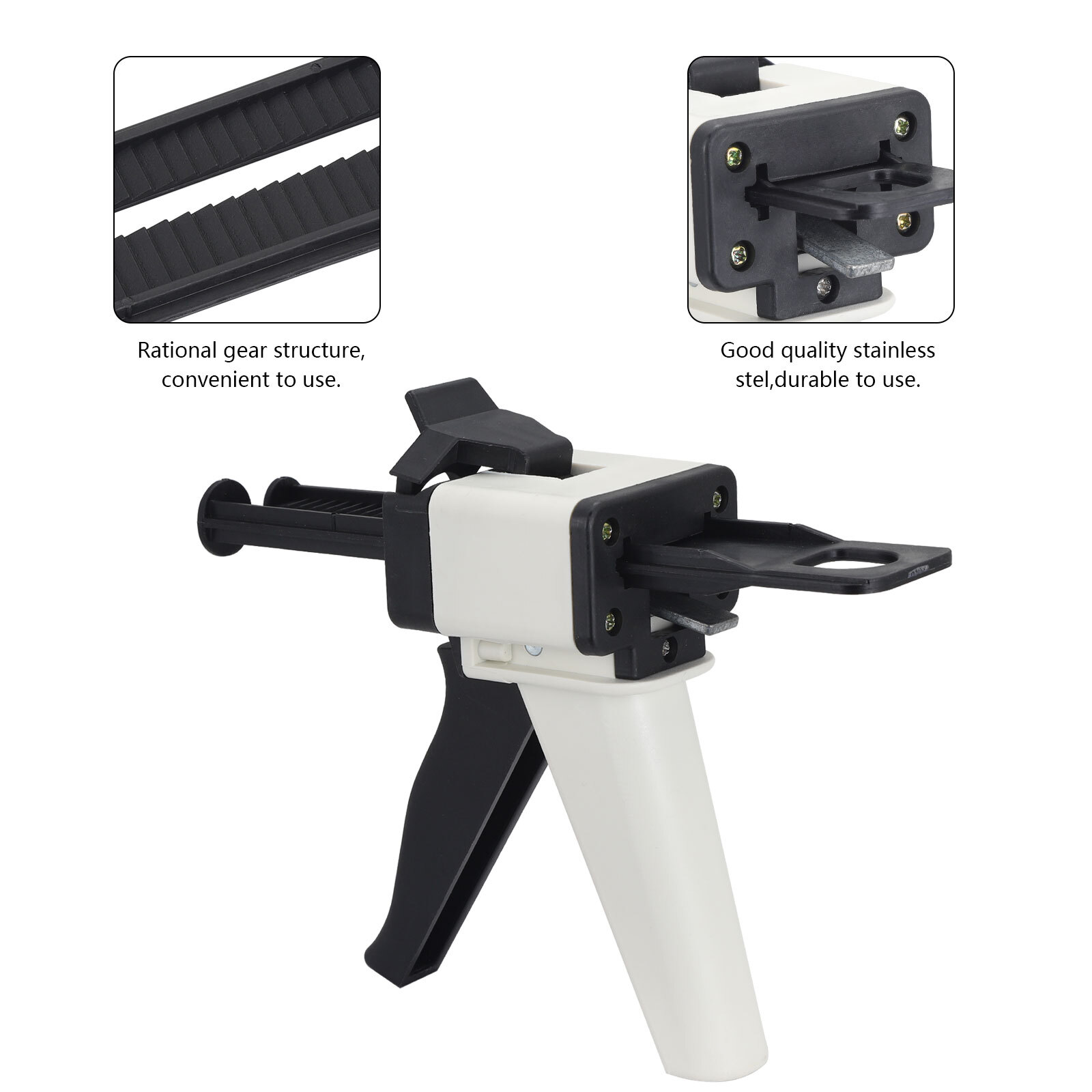 Impression Mixing Gun Cartridge Dispenser for VPS PVS Dental Materials 1:1/2:1