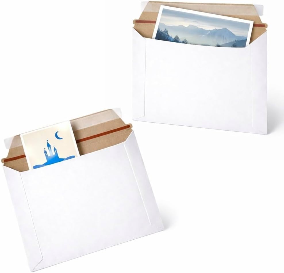 2000 – 6.5 x 4.5 PROLINE RIGID PHOTO SHIPPING FLATS CARDBOARD ENVELOPE MAILERS