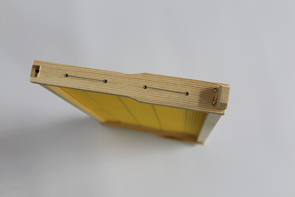 20pcs Bee Hive Frames Brood Box Frames Deep Bee Hive Waxed Foundation Honeycomb
