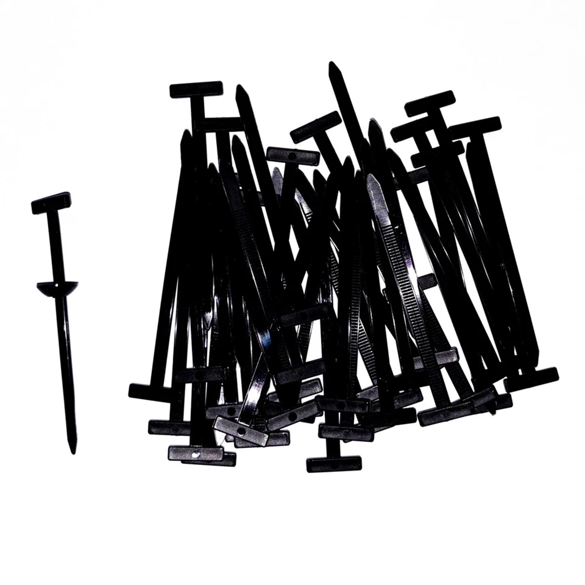 100PCS Nylon Universal Cable Heavy Duty Tie Buckle Self Locking Zip Ties Holder