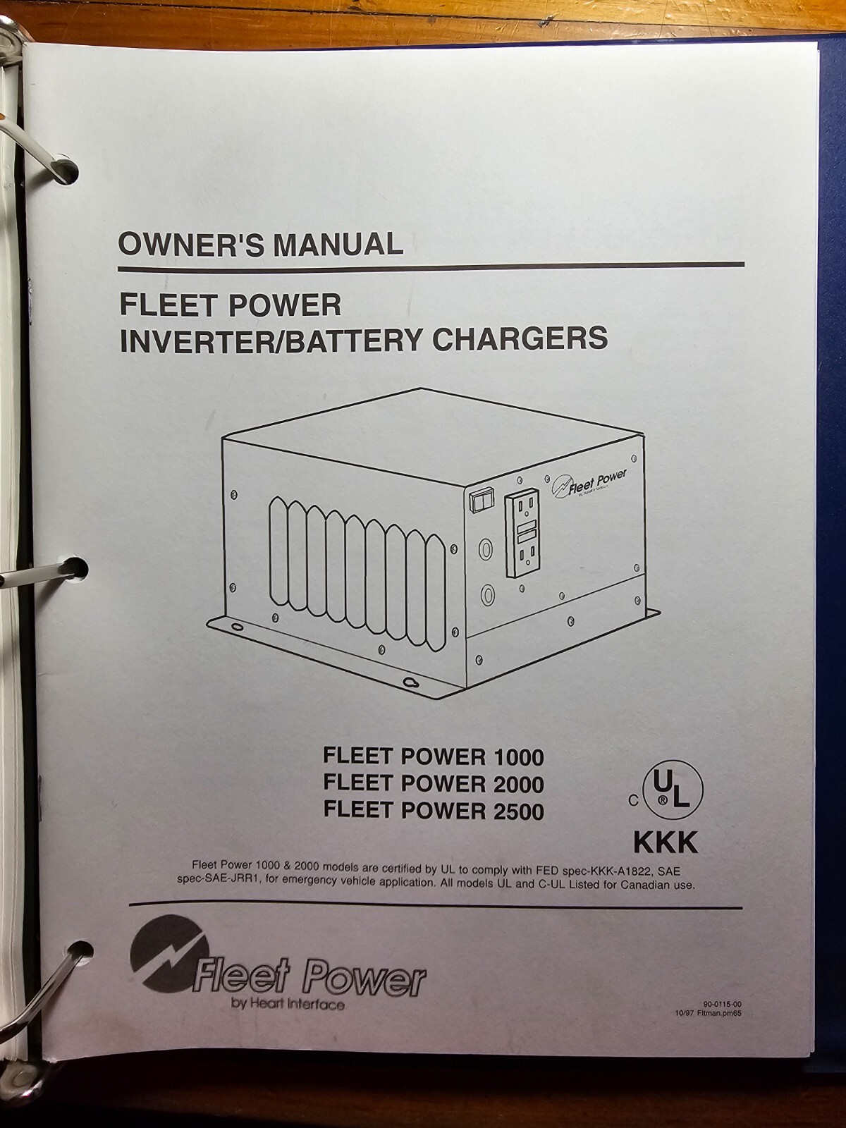 Demers Mystere MX160A Ambulance Owner’s Operator’s Manual C015249 Rev 1 2010