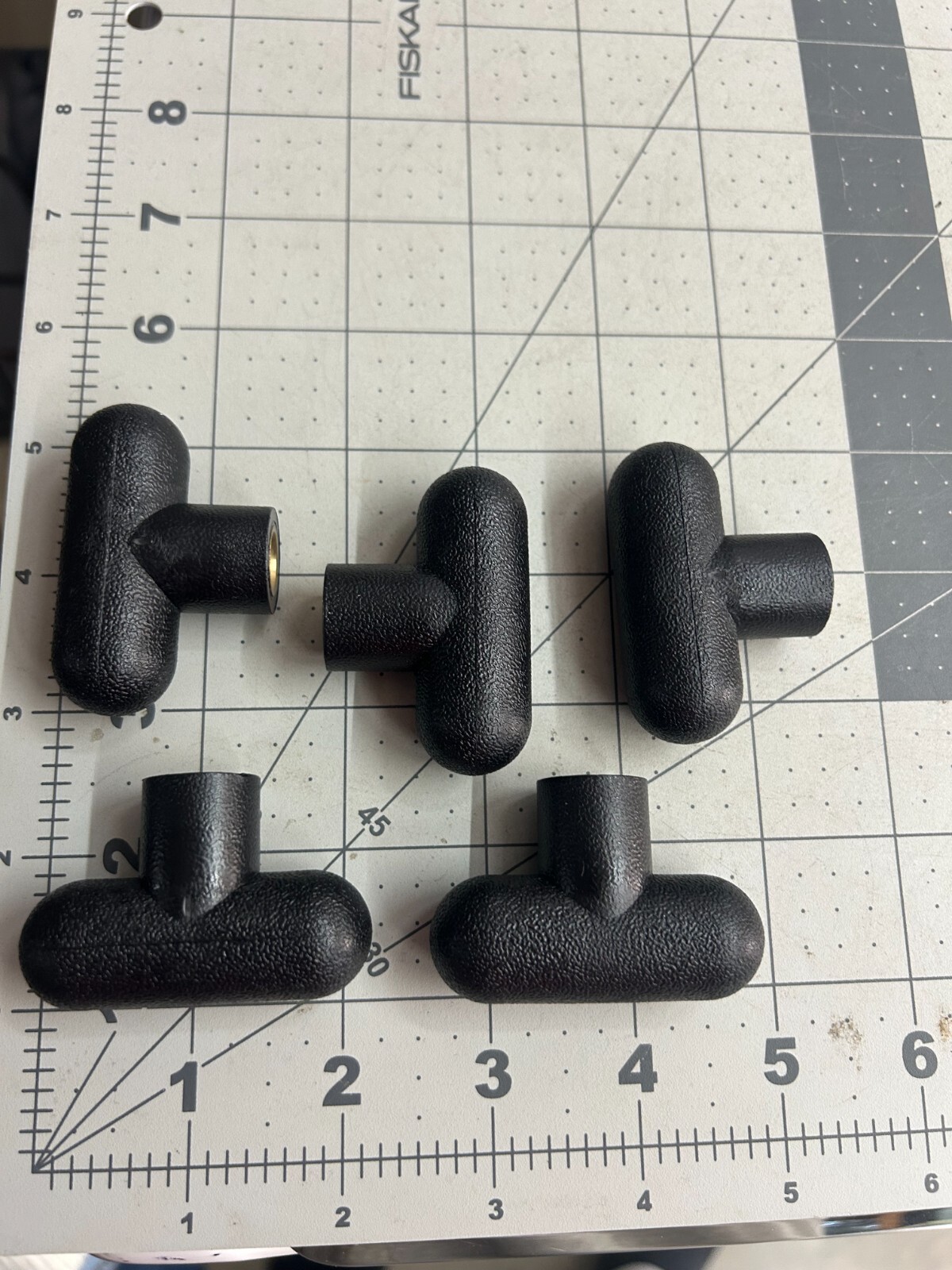 NEW 5-pack lot T Knob “T” 2.25″ x 1.45″ 3/8-16 Female Thread heavy duty