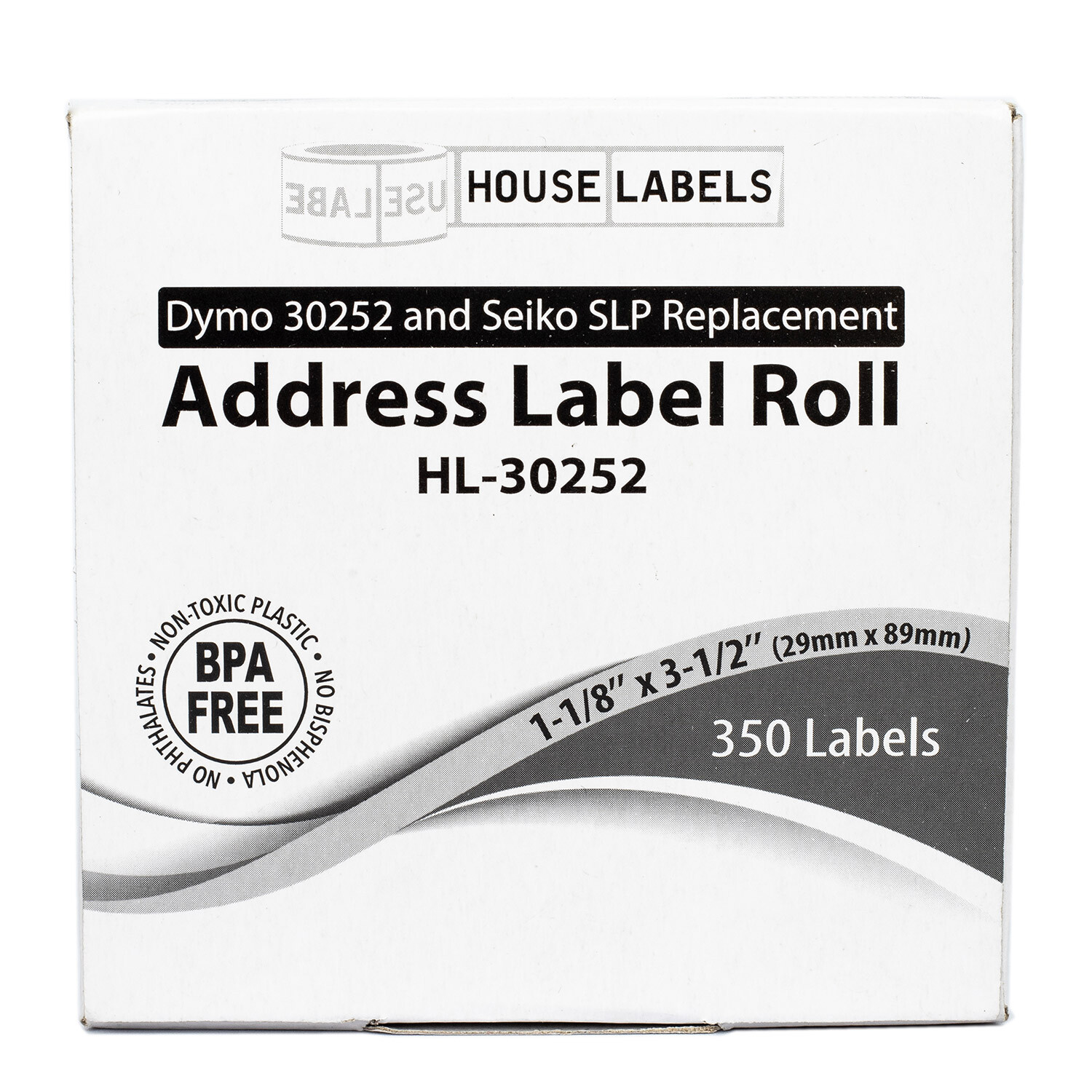 DYMO 30252 Direct Thermal Address Labels (1-1/8″ x 3-1/2″) – (24) Rolls of 350