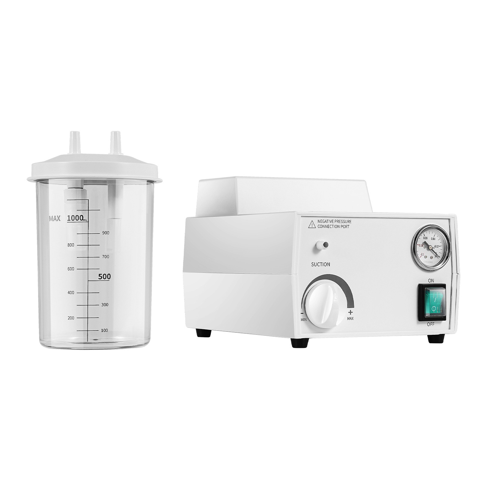 Vacuum Phlegm Quiet Suction Unit Portable Medical Emergency Aspirator Machine US