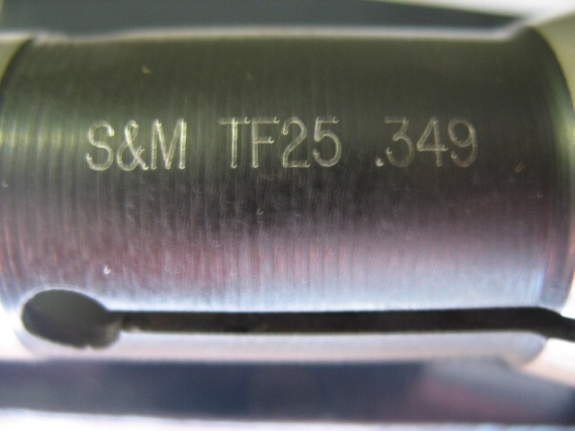 Southwick & Meister TF25 CNC Swiss Turning Steel Collet, Size .349″