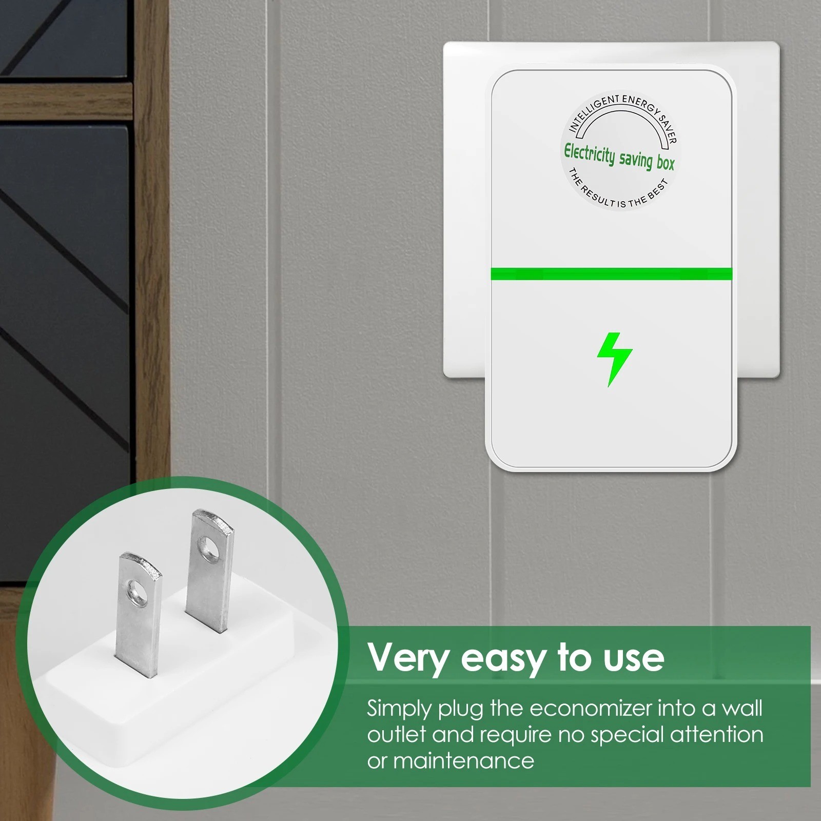 Energy Saving Device Stopwatt Electricity Saving Box Stabilize Voltage Device-US