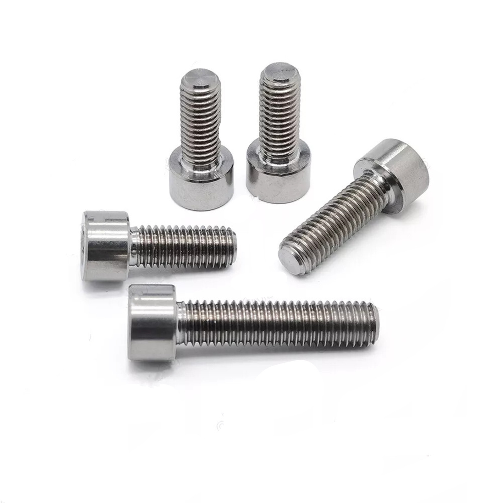 GR2 Titanium Allen Hex Socket Bolts Cap Head Screws M1.6 M2 M2.5 M3 M4 M5 M6 M8