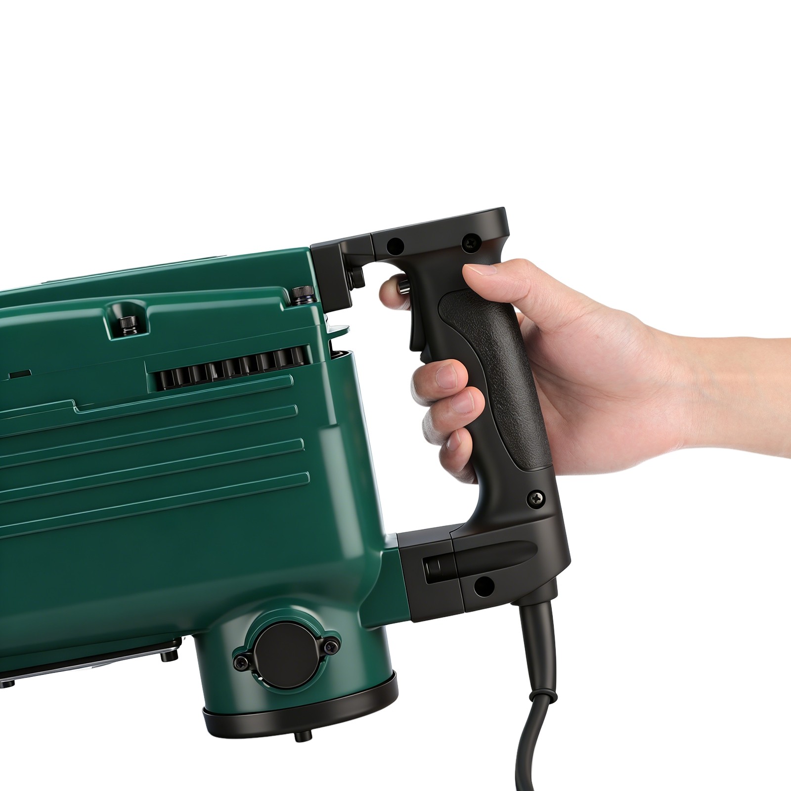 Demolition Jack Hammer Concrete Breaker 3000W Electric Hammer W/ 2 Chisel Bit