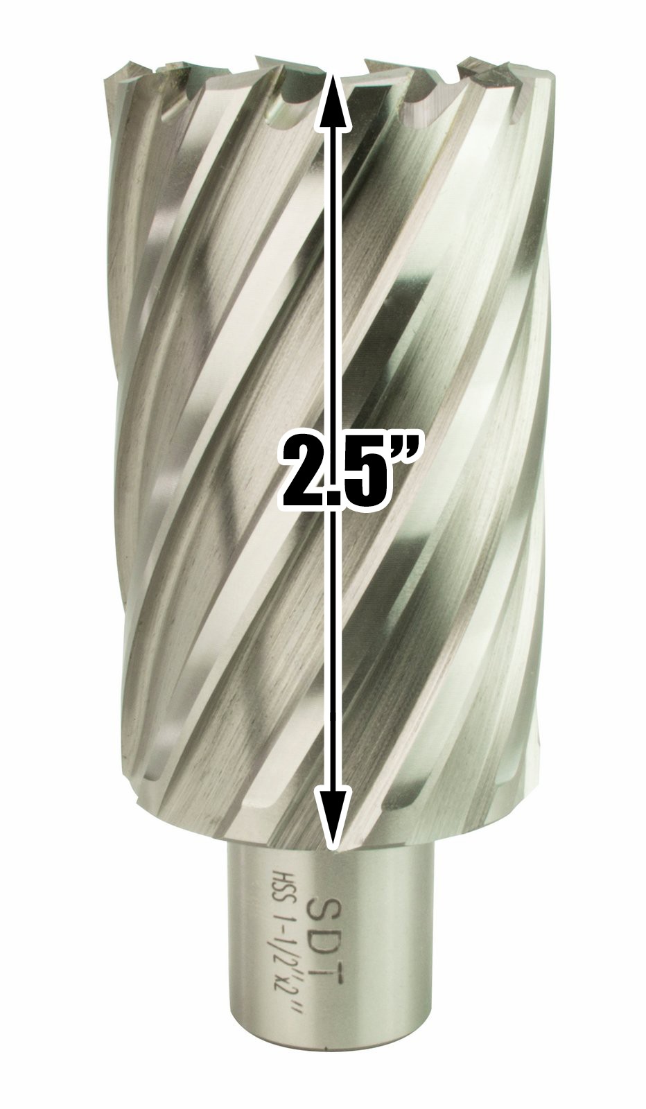 Steel Dragon Tools® 1-1/2″ x 2″ HSS Annular Cutter with 3/4″ Weldon Shank