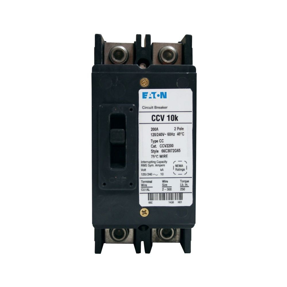 NIB – Eaton – CCV2200 – 200A Tenant Main Circuit Breaker