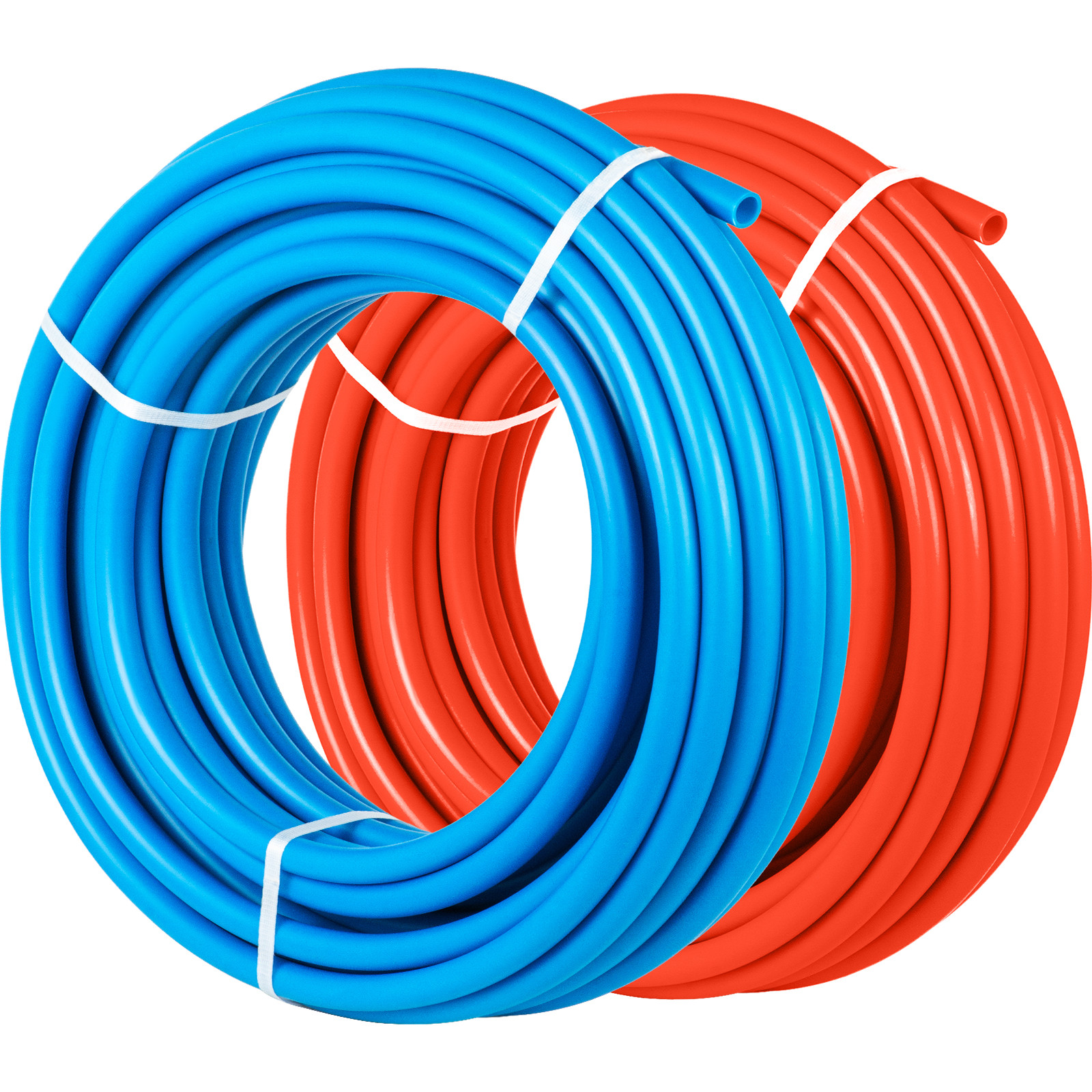 1/2″ 2 X 100ft Red & Blue PEX Tubing For Potable Water w/ Cutter & Clamp