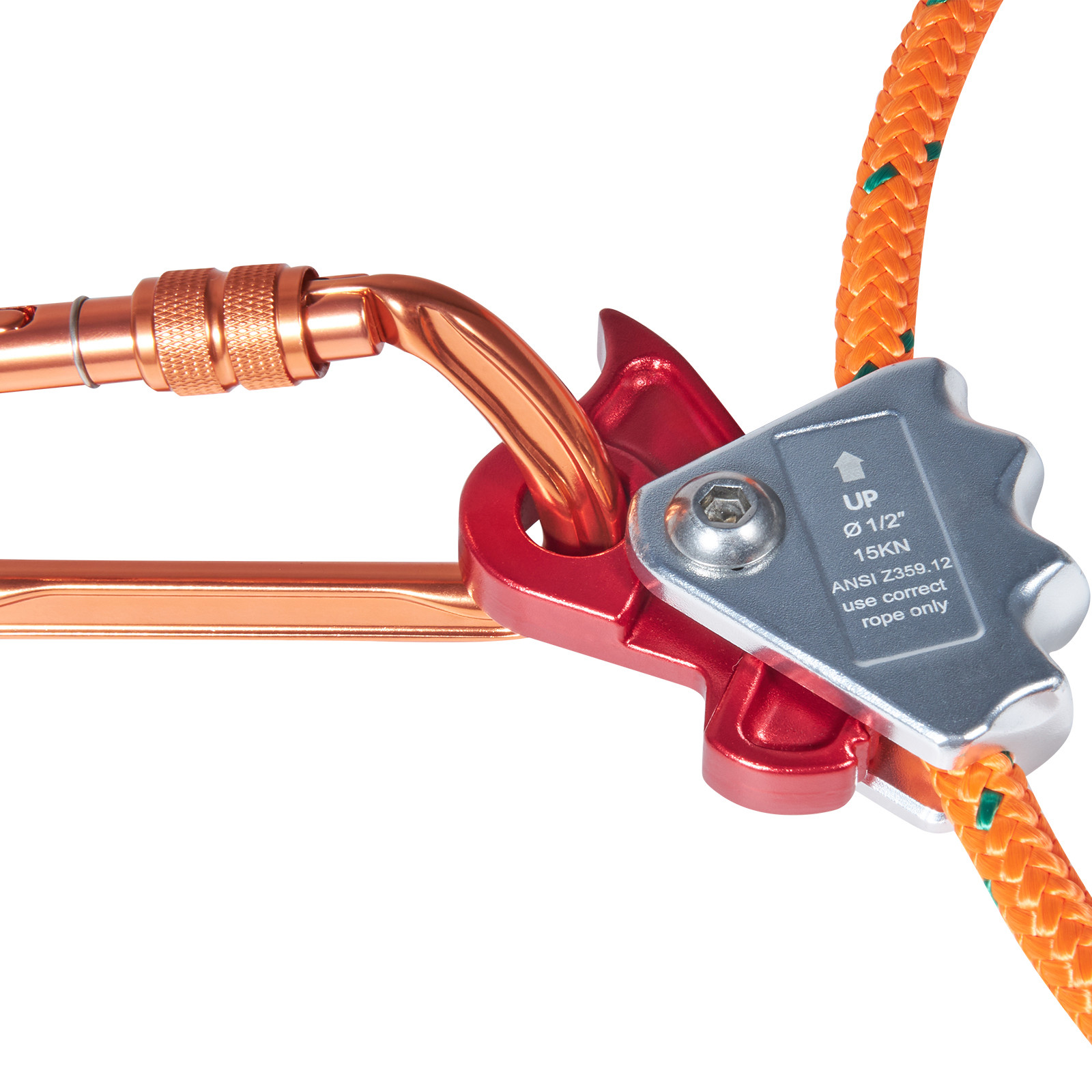 VEVOR Steel Core flipline 1/2″ x 12′ Arborist Flipline for Tree Climbing