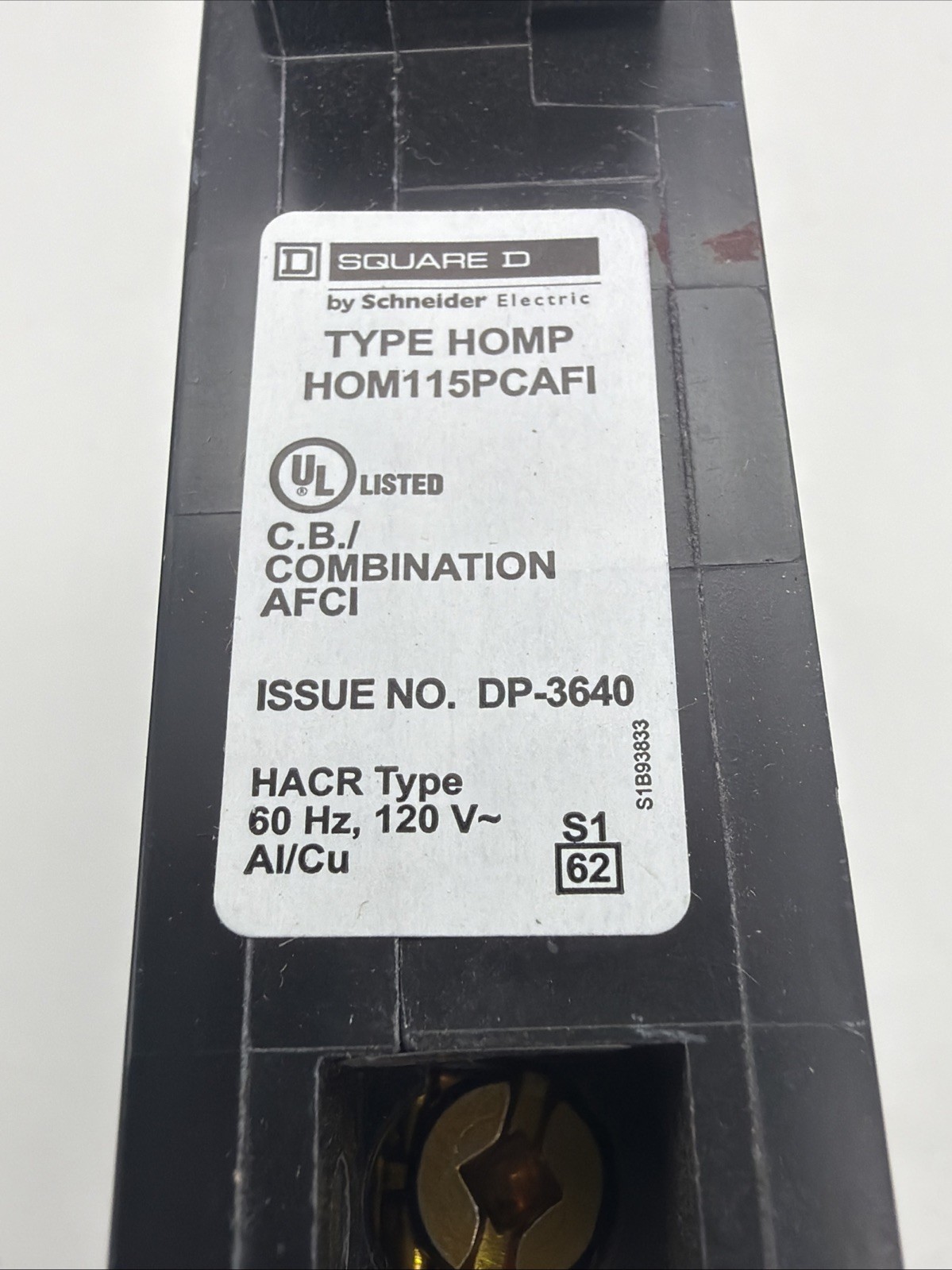 2 PCS Square D HOM115PCAFI 15 A Plug-On Neutral Arc-Fault Breakers NEW