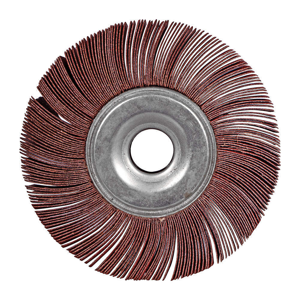 6″ x 2″ x 1″ Inch 60 Grit Bench Pedestal Grinder Premium Unmounted Flap Wheel