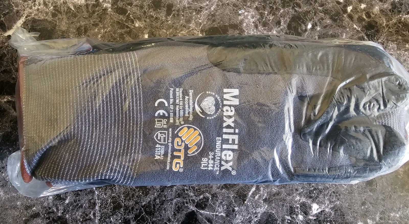 PIP 34-874 MaxiFlex Ultimate Nitrile Micro-foam Coated Gloves Large – Grey/Black