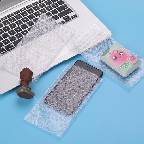 200 Pack 4×8 Clear Bubble Pouches Cushioning Bags for Mailing Shipping Packaging