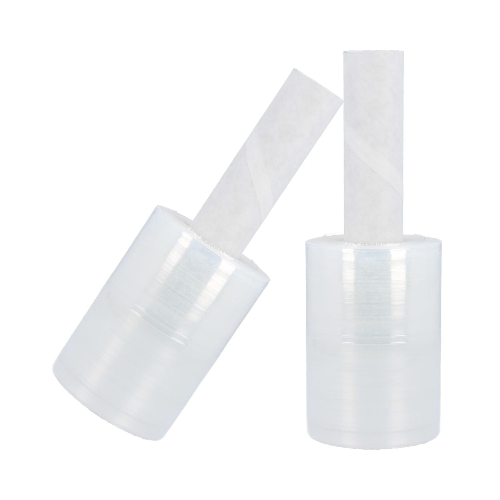 12 Rolls 5″ x 1000′ (45 Gauge) Extended Core Stretch Hand Shrink Wrap – Clear